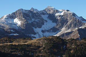 Braunarlspitze, Nordwand