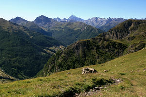 Blick zum Monviso