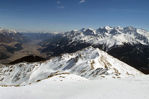 Gipfelpanorama im Osten