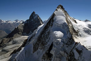 Matterhorn und Dent d'Herens