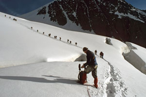 Anstieg zum Col de Dmes