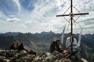 Am Gipfel der Kogelseespitze