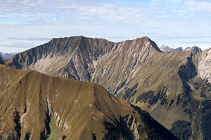 Bschlaber Kreuzspitze, Mittlere Kreuzspitze und Elmer Kreuzspitze