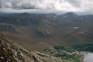 Gipfelblick nach Südwesten