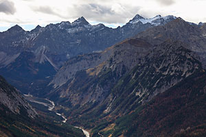 Kaltwasserkarspitze und Birkkarspitze