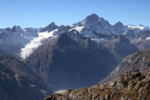 Oberaarhorn und Finsteraarhorn