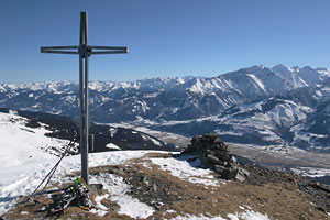 Am Gipfel des Gernkogel