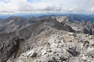 Großer Priel, Gipfelkamm