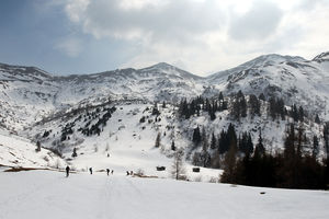 Anstieg zum Grubenjoch