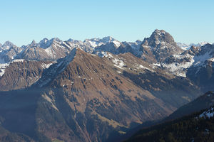 Üntschenspitze und Widderstein