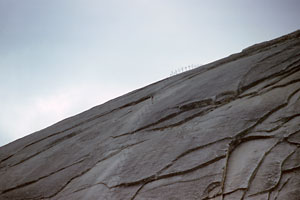 Oberste Gipfelflanke