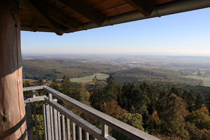 Blick vom Hausbergturm