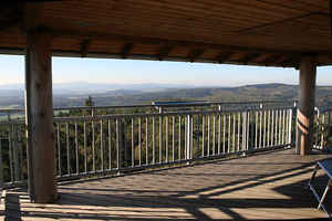 Blick vom Hausbergturm