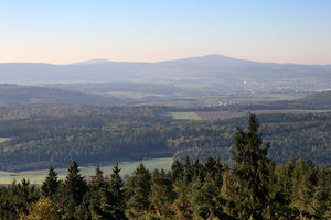 Blick vom Hausbergturm