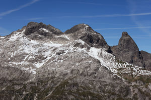 Hochfrottspitze, Mädelegabel und Trettachspitze