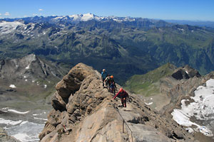 Am Kitzsteinhorn-Gipfel