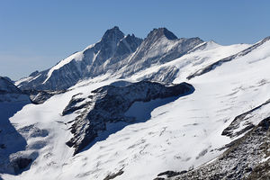 Groglockner und Glocknerwand aus Norden vom Kitzsteinhorn