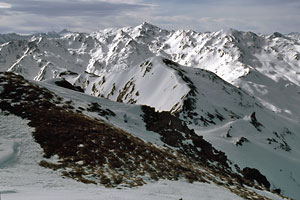 Blick zum Rastkogel