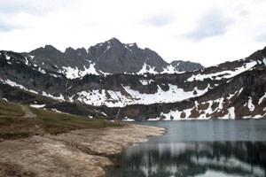 Traualpsee mit Lachenspitze