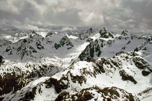 Gipfelpanorama im Südosten