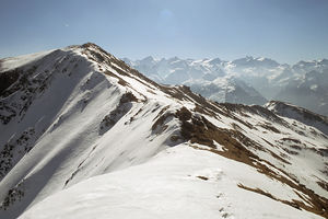 Der Manlitzkogel vom Vorgipfel aus