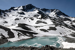 Lac Blanc und Aiguille de Pclet