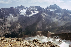 Ortler, Monte Zebrù und Königsspitze
