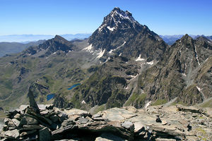 Blick zum Nachbarn Monviso