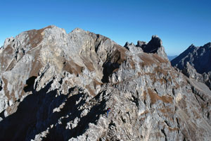 Blick auf die Linderspitzen