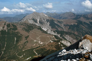 Ansicht von der Bettlerkarspitze