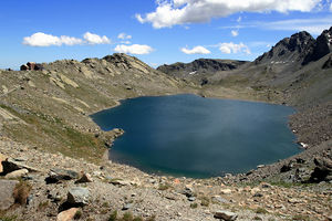 Nahe der Hütte