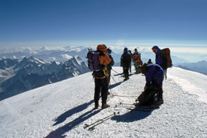 Mont Blanc, Gipfel