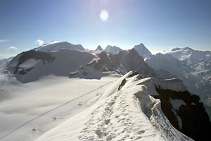 Am Gipfelkamm des Monte Cristallo