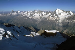 Matterhon bis Weisshorn