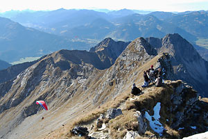 Gipfelpanorama im W