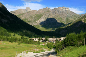 Sdrampe zum Col Agnel / Colle dell'Agnello