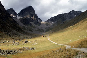 Val Tuoi mit Piz Buin