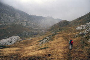 Auf dem Weg zum Rifugio Barbera