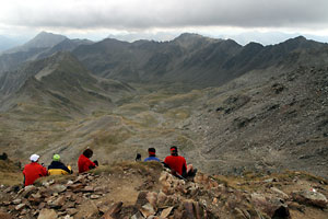 Rote Wand / Croda Rossa, Gipfelpanorama