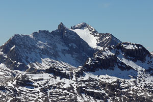 Rote Wand aus Nordosten