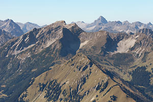 Knittelkarspitze und Hochvogel