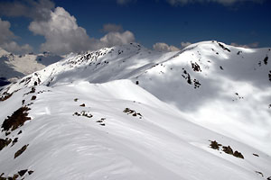 Jochbodenkopf / Piz Russenna und uerer Nockenkopf