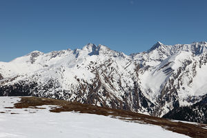Olperer, Fußstein und Schrammacher