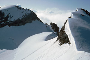 Pizzo Scalino, Gipfelgrat