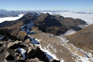 Am Schwarzhorn-Gipfel