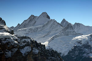 Lauteraarhorn und Schreckhorn