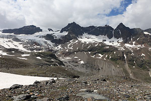 Signalhorn, Silvrettahorn und Schattenspitze