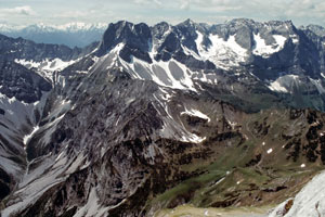 Gipfelblick nach Sden