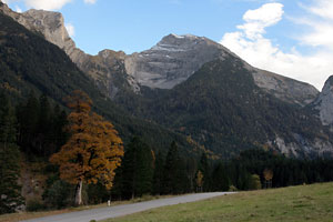 Sonnjoch, Nordwestseite