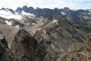 Gipfelaussicht im Sden